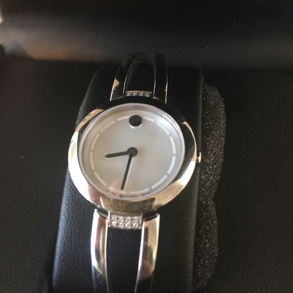 Movado Mother of Pearl Dial/Silver Band Ladies - Picture 11 of 16